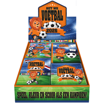 Actie Display WK voetbal 2026 2 x 10 ex. + 2 x 5 ex. bij Singel 344