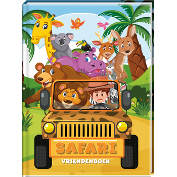 Vriendenboek - Jungle / Safari (Hardback) bij Singel 344