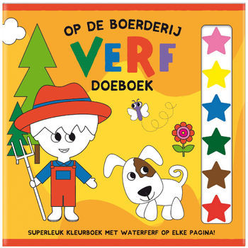 Op de Boerderij Verf Doeboek - (set van 4) (Paperback) bij Singel 344