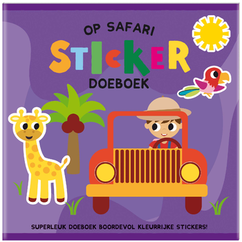 Op Safari Sticker Doeboek - (set van 4) (Paperback) bij Singel 344