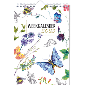 Botanical weekkalender - 2023 (Spiral bound) bij Singel 344
