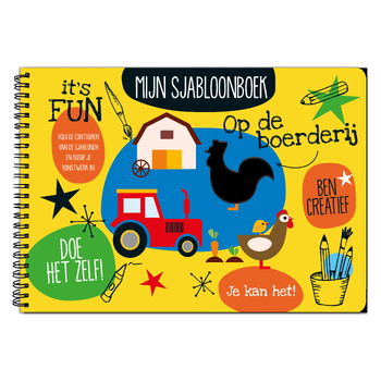 Mijn sjabloobboek - Op de boerderij (Hardback) bij Singel 344