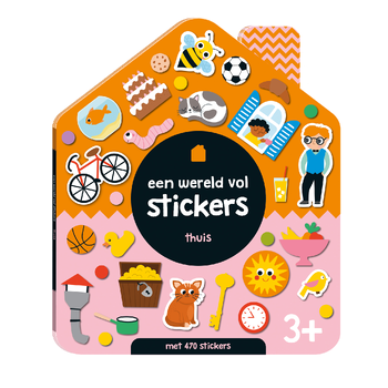 Een wereld vol stickers - Thuis (Paperback) bij Singel 344