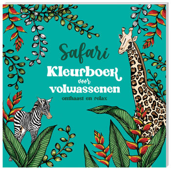 Kleurboek voor volwassenen - Safari (Paperback) bij Singel 344