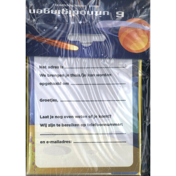 Space - Uitnodiging PK 948 - set van 6 bij Singel 344