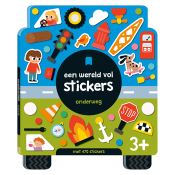 Een wereld vol stickers - Onderweg (Paperback) bij Singel 344