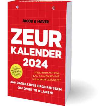 Zeurkalender Jacob & Haver - 2024 (Paperback) bij Singel 344