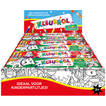 Display Kleurrollen XL 2 x 6 ex. (Toy) bij Singel 344