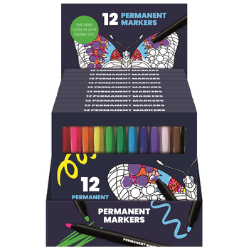 Display permanent markers (10 sets á 12 stiften) (Undefined) bij Singel 344