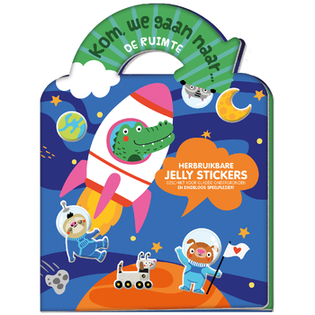 Jelly stickerboek - Kom, we gaan naar... De ruimte (Paperback) bij Singel 344