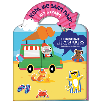 Jelly stickerboek - Kom, we gaan naar... Het strand (Paperback) bij Singel 344
