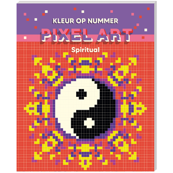 Kleuren op nummer - Pixel art - Spiritual (Paperback) bij Singel 344