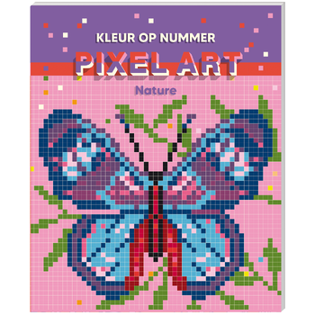 Kleuren op nummer - Pixel art - Nature (Paperback) bij Singel 344