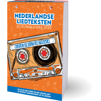 Nederlandse liedteksten scheurkalender - 2025 (Paperback) bij Singel 344