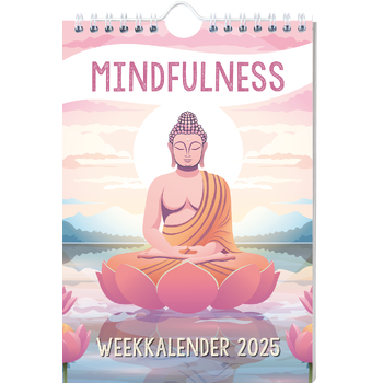Mindfulness weekkalender - 2025 (Spiral bound) bij Singel 344
