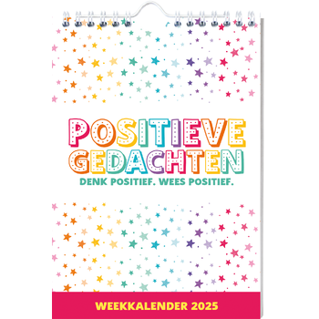 Positieve gedachten weekkalender - 2025 (Spiral bound) bij Singel 344