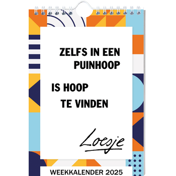 Loesje weekkalender - 2025 (Spiral bound) bij Singel 344