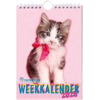 Rachael Hale Katten weekkalender - 2025 (Spiral bound) bij Singel 344