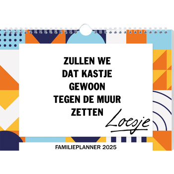 Loesje familieplanner - 2025 (Spiral bound) bij Singel 344