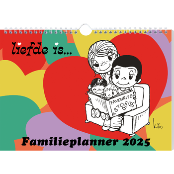 Liefde is… familieplanner - 2025 (Spiral bound) bij Singel 344