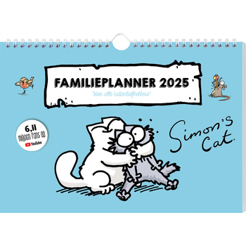 Simon's Cat familieplanner - 2025 (Spiral bound) bij Singel 344