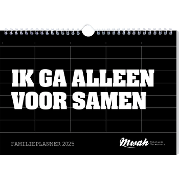 Mwah familieplanner - 2025 (Spiral bound) bij Singel 344