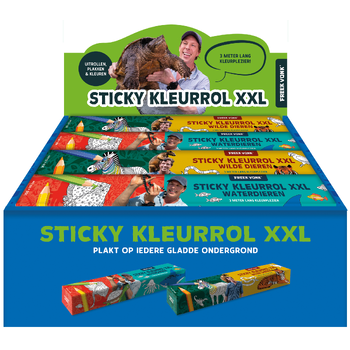 Display Freek Vonk Sticky kleurrollen XXL 2 x 6 ex. bij Singel 344