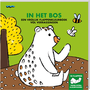 Flappenkleurboek - In het bos (Hardback) bij Singel 344