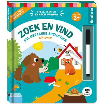 Zoek en vind - Huisdieren (Board book) bij Singel 344