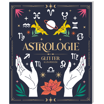 Magisch glitterkleurboek - Astrologie (Paperback) bij Singel 344