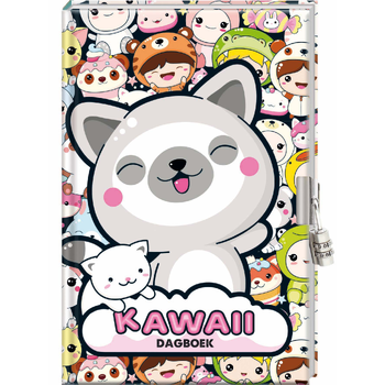 Dagboek met slot - Kawaii (Hardback) bij Singel 344