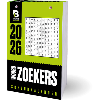 Woordzoekers scheurkalender 2026 (Paperback) bij Singel 344