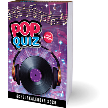 Popquiz met weetjes scheurkalender 2026 (Paperback) bij Singel 344