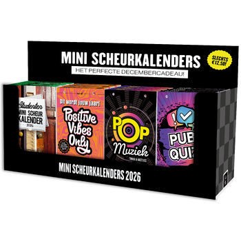 Display mini scheurkalender - 2026 (Toy) bij Singel 344