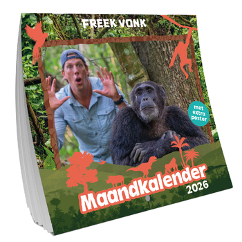 Freek Vonk Amerikaanse kalender - 2026 (Spiral bound) bij Singel 344