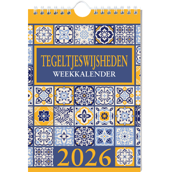 Tegeltjeswijsheden weekkalender 2026 (Spiral bound) bij Singel 344