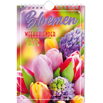 Bloemen weekkalender 2026 (Spiral bound) bij Singel 344