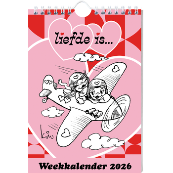 Liefde is... weekkalender 2026 (Spiral bound) bij Singel 344
