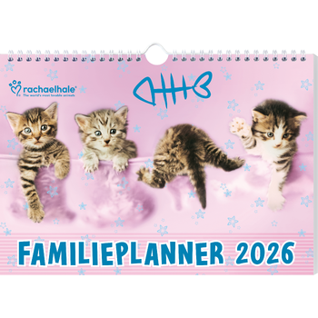 Rachael Hale Katten familieplanner - 2026 (Spiral bound) bij Singel 344