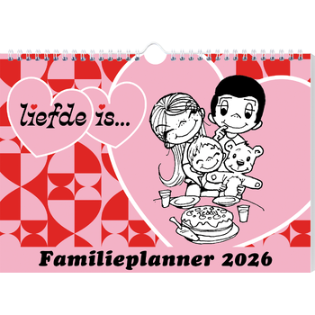Liefde is… familieplanner - 2026 (Spiral bound) bij Singel 344