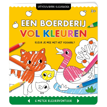 Uitvouwbaar kleurboek - Een boerderij vol kleuren (Paperback) bij Singel 344