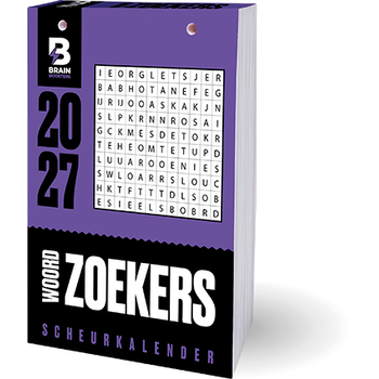Brainbooster Woordzoekers scheurkalender - 2027 (Paperback) bij Singel 344