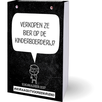 Ik vraag dit voor een vriend scheurkalender - 2027 (Paperback) bij Singel 344