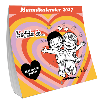 Liefde is… maandkalender - 2027 (Spiral bound) bij Singel 344