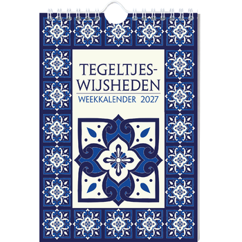 Tegeltjeswijsheden weekkalender - 2027 (Spiral bound) bij Singel 344