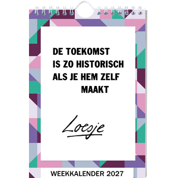 Loesje weekkalender - 2027 (Spiral bound) bij Singel 344