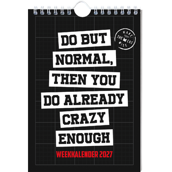 Make that the cat wise weekkalender- 2027 (Spiral bound) bij Singel 344