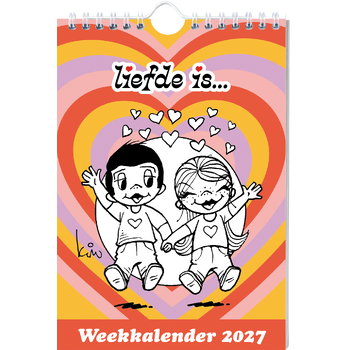 Liefde is... weekkalender - 2027 (Spiral bound) bij Singel 344