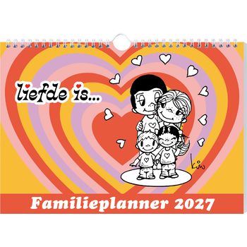 Liefde is… familieplanner - 2027 (Spiral bound) bij Singel 344