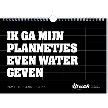Mwah familieplanner - 2027 (Spiral bound) bij Singel 344